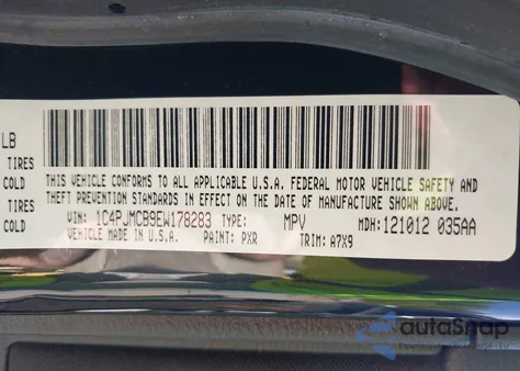 2014 Jeep Cherokee Latitude from USA, damaged, VIN 1C4PJMCB9EW178283